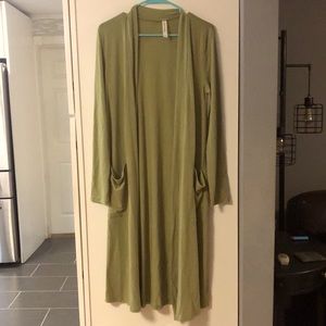 Small sage green cardigan